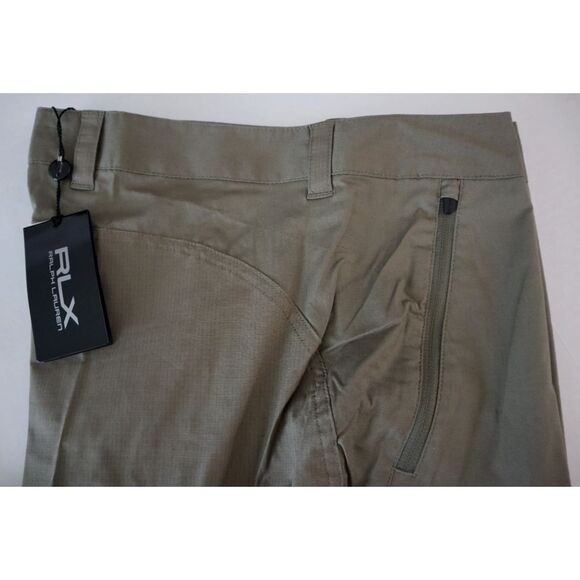RLX Ralph Lauren 784896929001 Mens Sz 35x30 Olive Green Ripstop Cargo Pants - Picture 5 of 13